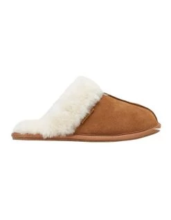 Best Sale 🥰 Hush Puppies Cushy Chesnut Suede Slipper 🧨