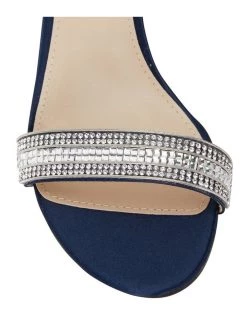 Budget ❤️ NINA Noela Navy Luster Satin 🩴 Sandal ✨ -Women Shoes shop 735445270 5 720x928