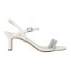 Best deal 💯 NINA Noela Ivory Lustre Satin 🩴 Sandal 🛒