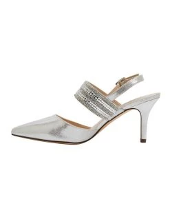 Discount ⭐ NINA Treena Silver Pump ⌛ -Women Shoes shop 740174590 3 720x928