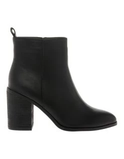 Best Sale 😉 Miss Shop Chester Black Heeled Ankle Boot ⌛