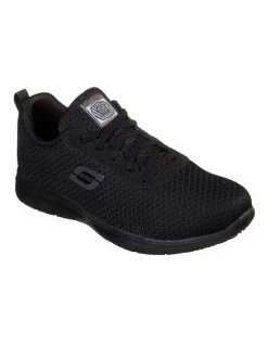 Best Sale 🛒 Skechers Work Relaxed Fit: Ghenter Bronaugh Black 👟 Sneaker ✔️