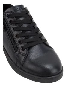 Buy 🎉 Hush Puppies Mimosa Black Leather Zip Up 👟 Sneaker ⌛ -Women Shoes shop 756278920 4 720x928