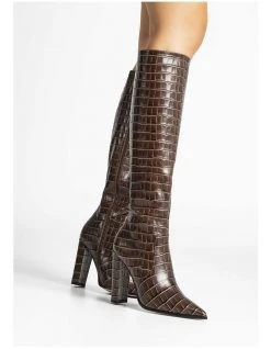 Deals 🔥 Tony Bianco Lucille Choc Croc Calf Boot ⌛ 8 Deals 🔥 Tony Bianco Lucille Choc Croc Calf Boot ⌛ -Women Shoes shop 771498010 3 1 720x928