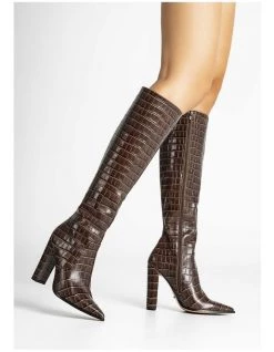 Deals 🔥 Tony Bianco Lucille Choc Croc Calf Boot ⌛ 9 Deals 🔥 Tony Bianco Lucille Choc Croc Calf Boot ⌛ -Women Shoes shop 771498010 4 1 720x928