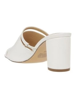 Buy 😉 Piper Zoya White Leather Block Heel 🩴 Sandal ⌛ -Women Shoes shop 782682670 3 720x928