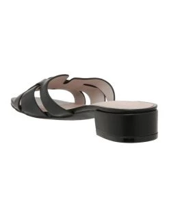 Cheap ⭐ Basque Madison Black Leather Low Stacked Heeled 🩴 Sandal 🧨 5 Cheap ⭐ Basque Madison Black Leather Low Stacked Heeled 🩴 Sandal 🧨 -Women Shoes shop 783072640 3 720x928