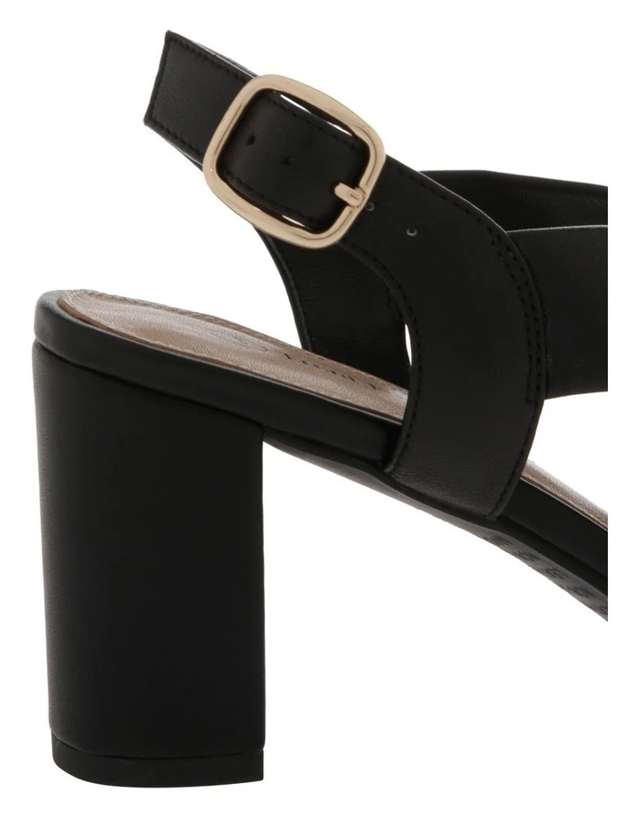 Promo π Trent Nathan Uma Black Leather Heeled π©΄ Sandal π 4 Promo π Trent Nathan Uma Black Leather Heeled π©΄ Sandal π - Image 4