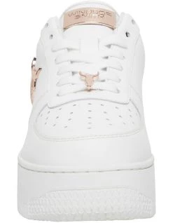 Cheap 🔔 Windsor Smith Rich White/Rose Gold Leather Flatform 👟 Sneaker 😀 -Women Shoes shop 787893760 4 720x928