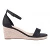 Wholesale 🥰 Verali Bobbie Black Softee Wedge Espadrille 🩴 Sandal 👏