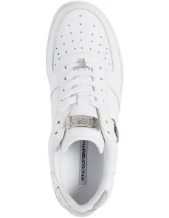 Promo 🔥 Windsor Smith Rich White/Silver Leather Flatform 👟 Sneaker 🛒 -Women Shoes shop 802621900 3 720x928