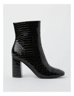 Cheapest ✔️ Tokito Tamzin Black Heeled Ankle Boot 👏