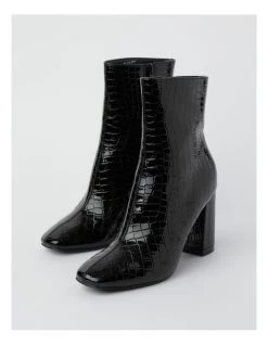 Cheapest ✔️ Tokito Tamzin Black Heeled Ankle Boot 👏 -Women Shoes shop 813255130 3 1 720x928