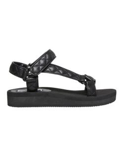 Deals 🌟 Steve Madden Henley Black T-Strapped 🩴 Sandal ⭐