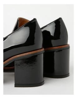 Budget ❤️ Zazou Soho Black Block Heel Loafer 🌟 -Women Shoes shop 816238270 6 720x928