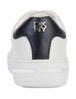 New 😀 DKNY Chrissi White Slip-on 👟 Sneaker ❤️ -Women Shoes shop 816520240 4 720x928