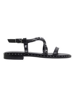 Best Sale 👍 Pink Inc Berry Black Calf 🩴 Sandals ⌛