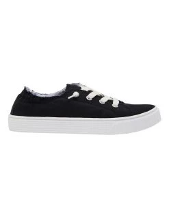 Hot Sale 👍 Ravella Mara Black Canvas 👟 Sneakers 🛒
