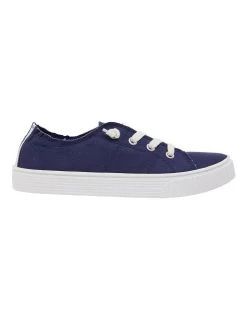 Cheapest 🔥 Ravella Mara Navy Canvas 👟 Sneakers 🔔