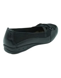 Best reviews of 🔥 Planet 👟 Shoes Fergie Black Leather Ballet Flats 😀 -Women Shoes shop 824824360 4 720x928