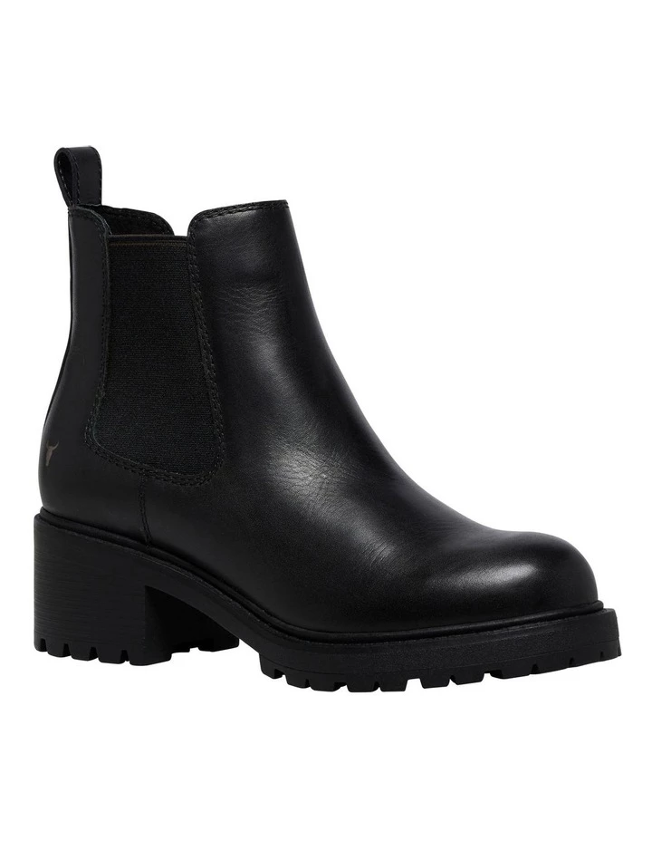 Best Sale ๐ Windsor Smith Thrills Black Leather Heeled Chelsea Boot โ 4 Best Sale ๐ Windsor Smith Thrills Black Leather Heeled Chelsea Boot โ - Image 4