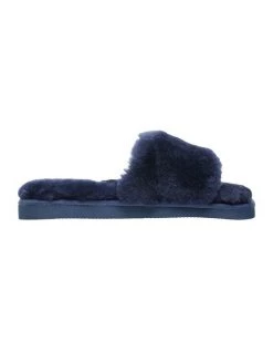 New 🔥 Hush Puppies Lust Midnight Lambswool Slides Slipper 🎁
