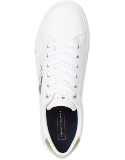 Best Sale 😍 Tommy Hilfiger Novelty White Lace-Up 👟 Sneaker ✨ -Women Shoes shop 826972030 4 720x928