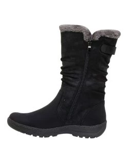 Brand new 🤩 Easy Steps Element Black Micro Boot 💯 -Women Shoes shop 827198290 3 720x928