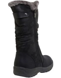 Brand new 🤩 Easy Steps Element Black Micro Boot 💯 -Women Shoes shop 827198290 4 720x928