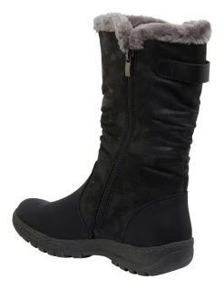 Brand new 🤩 Easy Steps Element Black Micro Boot 💯 -Women Shoes shop 827198290 7 720x928