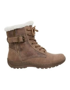 Cheapest ⌛ Easy Steps Elf Taupe Micro Boot 😍
