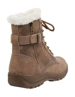 Cheapest ⌛ Easy Steps Elf Taupe Micro Boot 😍 -Women Shoes shop 827269120 4 720x928