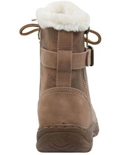 Cheapest ⌛ Easy Steps Elf Taupe Micro Boot 😍 -Women Shoes shop 827269120 5 720x928