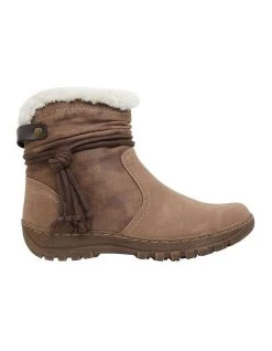 Budget 😉 Easy Steps Eskimo Taupe Micro Boot ✔️