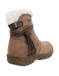 Budget 😉 Easy Steps Eskimo Taupe Micro Boot ✔️ -Women Shoes shop 827270200 4 720x928