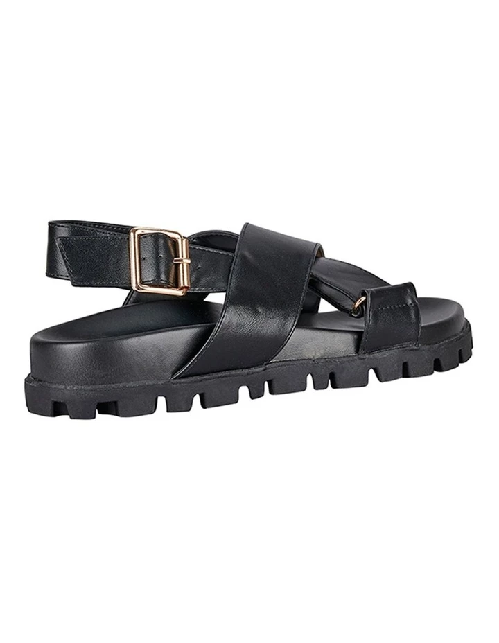 Outlet 🎁 St. Sana Kamala Black Wedge 🩴 Sandal 🎁 3 Outlet 🎁 St. Sana Kamala Black Wedge 🩴 Sandal 🎁 - Image 3