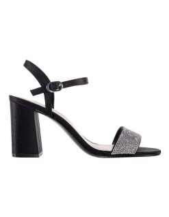 Coupon ๐ NINA Haven Black Luster Satin ๐ฉด Sandals ๐ฏ