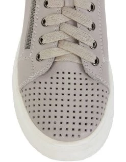 Best deal 🌟 Jane Debster Carson Light Grey Nappa 👟 Sneakers 🧨 -Women Shoes shop 830059840 6 720x928
