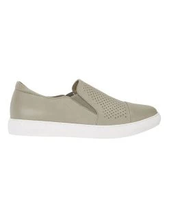 Buy โ Jane Debster Celina Khaki Nappa ๐ Sneakers ๐คฉ