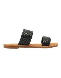 Brand new 🔥 Jane Debster Tora Black Weave 🩴 Sandals 🔔