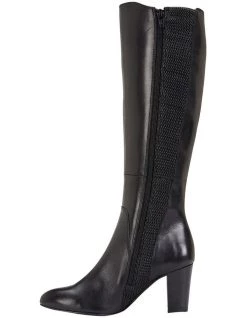 Wholesale 🤩 Jane Debster Knight Black Hi Shine 🥾 Boots ✔️ -Women Shoes shop 830171350 3 720x928