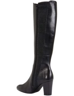 Wholesale 🤩 Jane Debster Knight Black Hi Shine 🥾 Boots ✔️ -Women Shoes shop 830171350 7 720x928