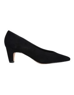 Cheap ๐ Jane Debster Seduce Black Suede Heeled ๐ Shoes ๐