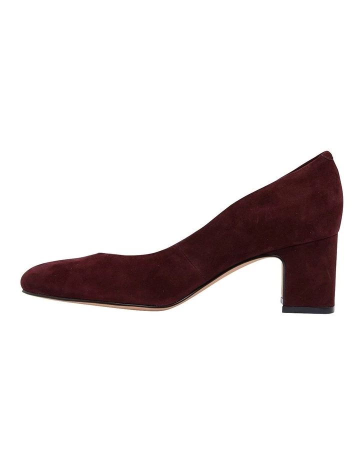 New 🎁 Jane Debster Joyce Burgundy Suede Heeled 👟 Shoes 🛒 3 New 🎁 Jane Debster Joyce Burgundy Suede Heeled 👟 Shoes 🛒 - Image 3