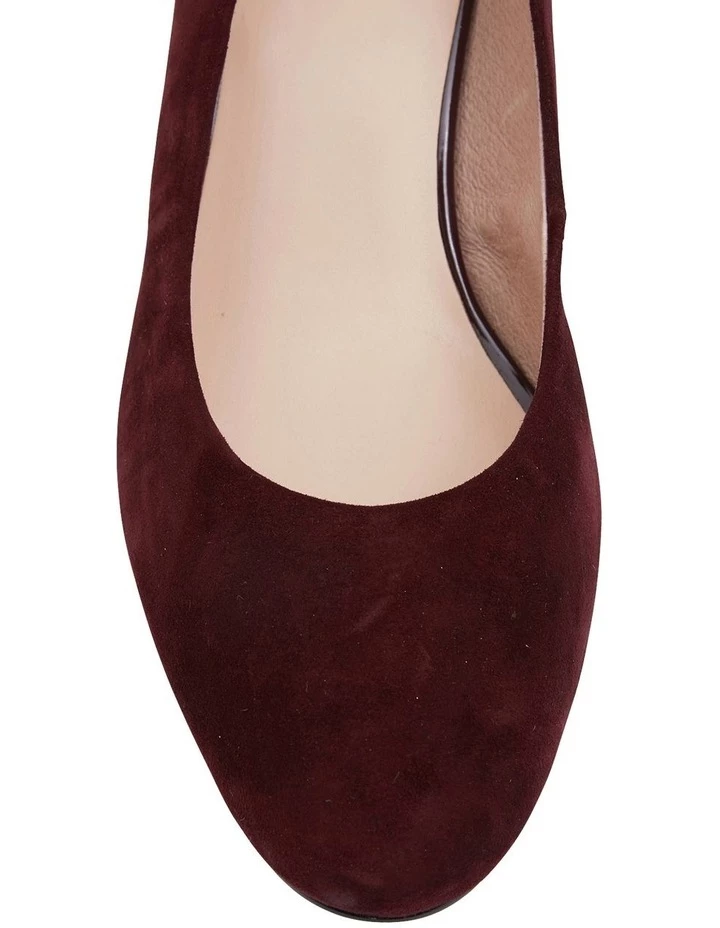 New 🎁 Jane Debster Joyce Burgundy Suede Heeled 👟 Shoes 🛒 6 New 🎁 Jane Debster Joyce Burgundy Suede Heeled 👟 Shoes 🛒 - Image 6