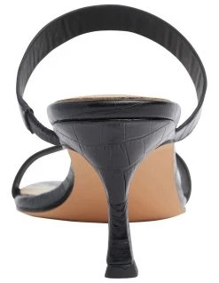 Promo 🔔 Jane Debster Eva Black Print 🩴 Sandals 🎁 -Women Shoes shop 830201500 5 720x928