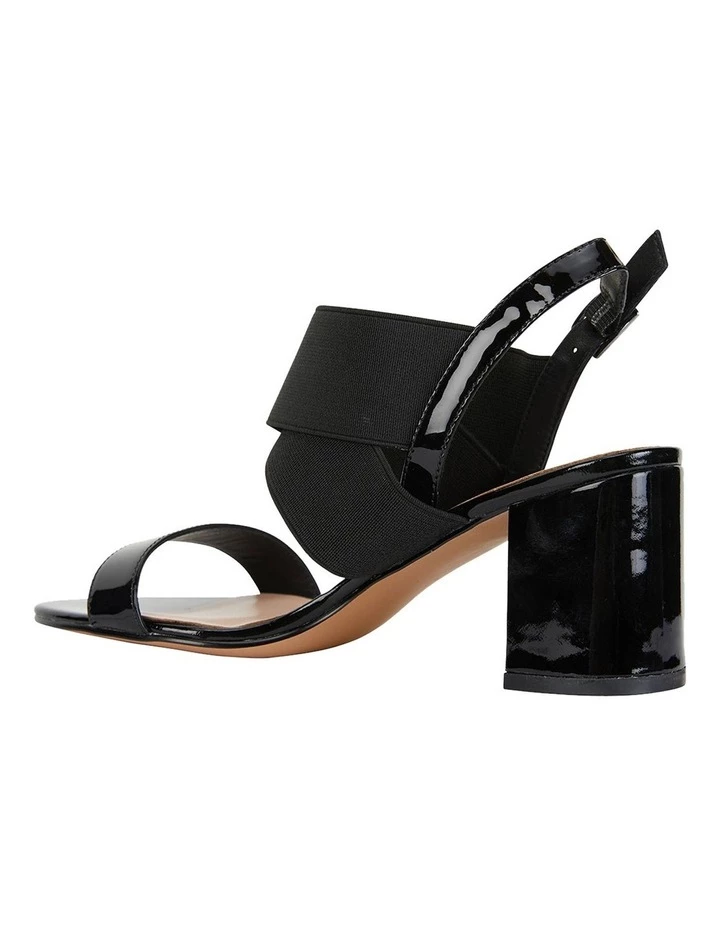Flash Sale 🎁 Jane Debster Petal Black Patent /Elastic 🩴 Sandals 😉 7 Flash Sale 🎁 Jane Debster Petal Black Patent /Elastic 🩴 Sandals 😉 - Image 7