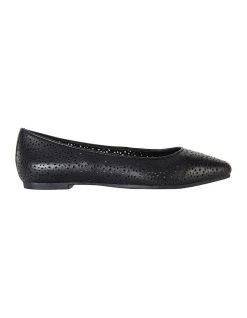 Coupon ⭐ Sandler Leah Black Glove Flat 👟 Shoes 😉