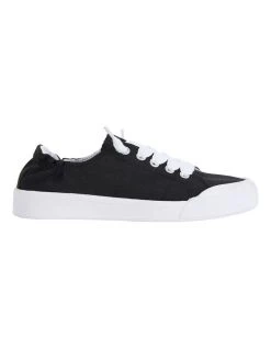 Discount ⌛ Sandler Switch Black Canvas 👟 Sneakers 😉