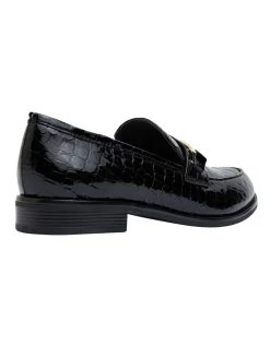Cheapest 💯 Sandler Paragon Black Patent Croc Flat 👟 Shoes 👏 -Women Shoes shop 830584810 4 1 720x928